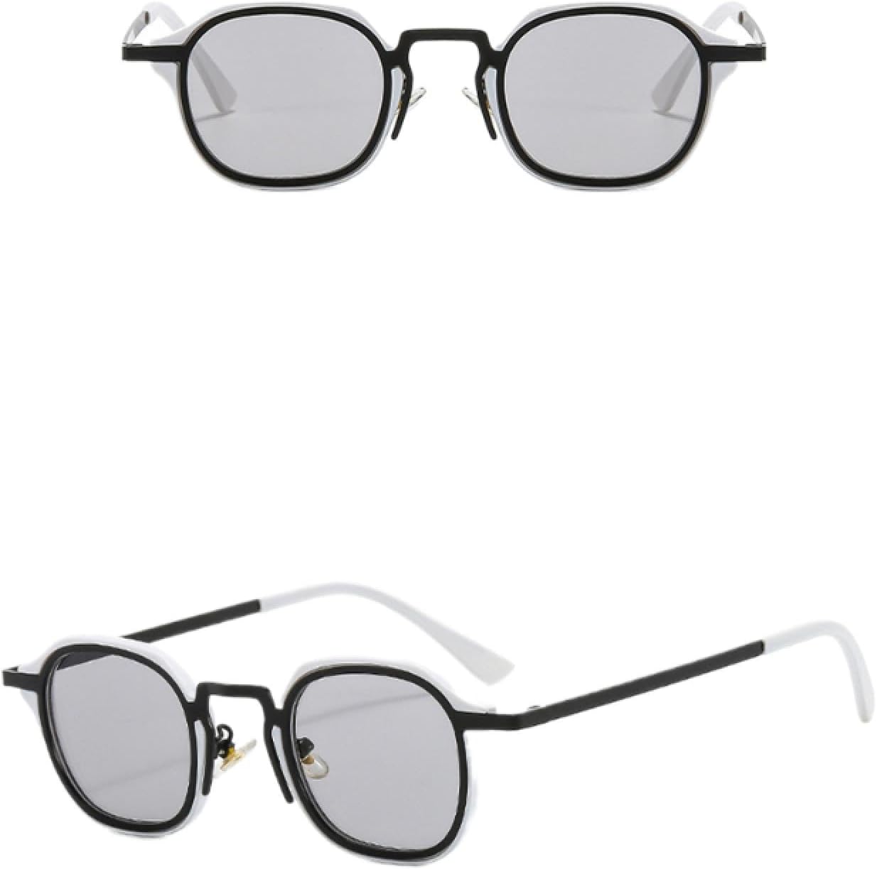 

Солнцезащитные очки с защитой от УФ-излучения UV400 | Металлический панк | Женские | Линзы конфетных цветов для занятий спортом на открытом воздухе и вождения DSVIGF, Black White