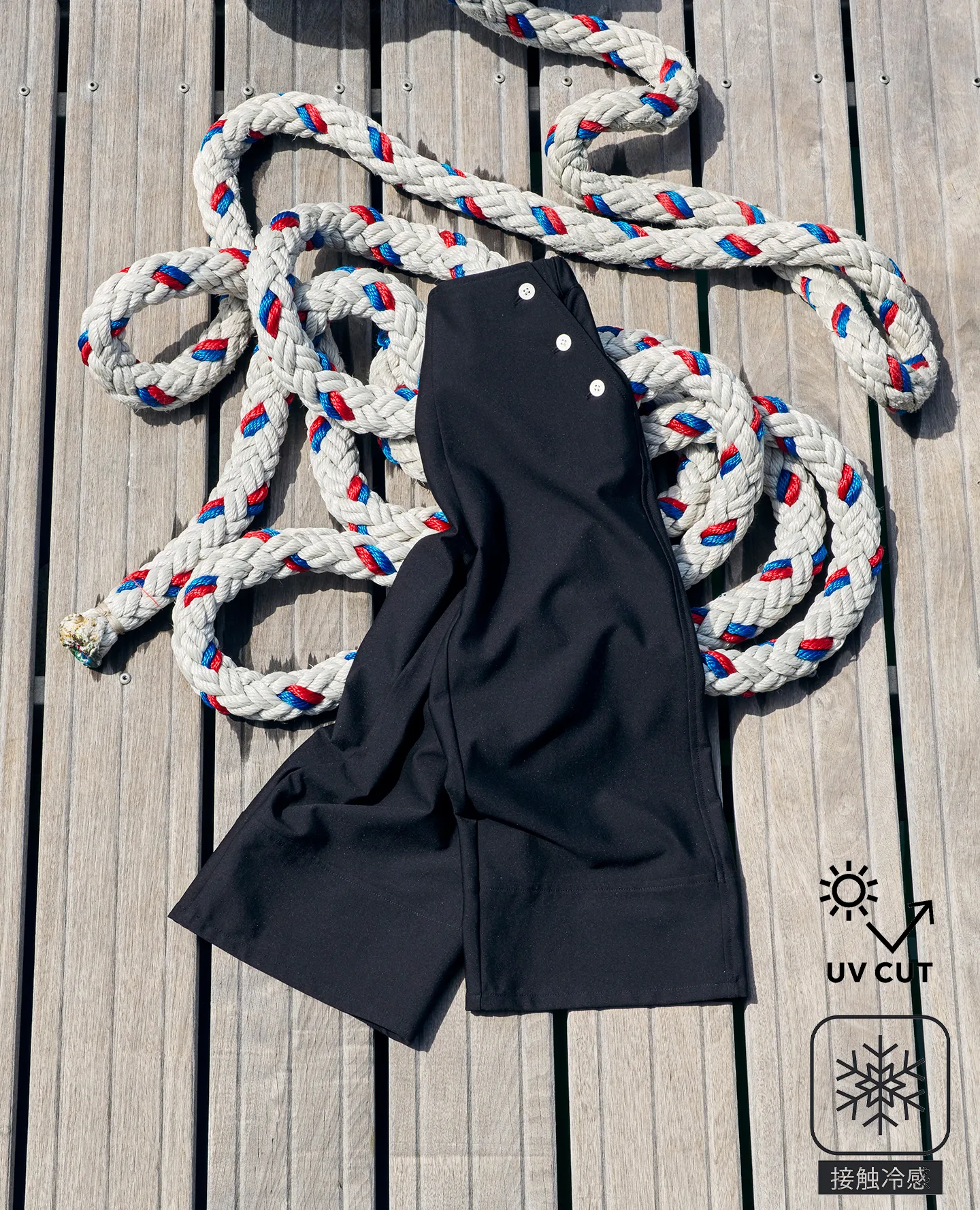 Детские штаны с охлаждающим эффектом и UV защитой IENA ENFANT Marine sky blue — фото 4