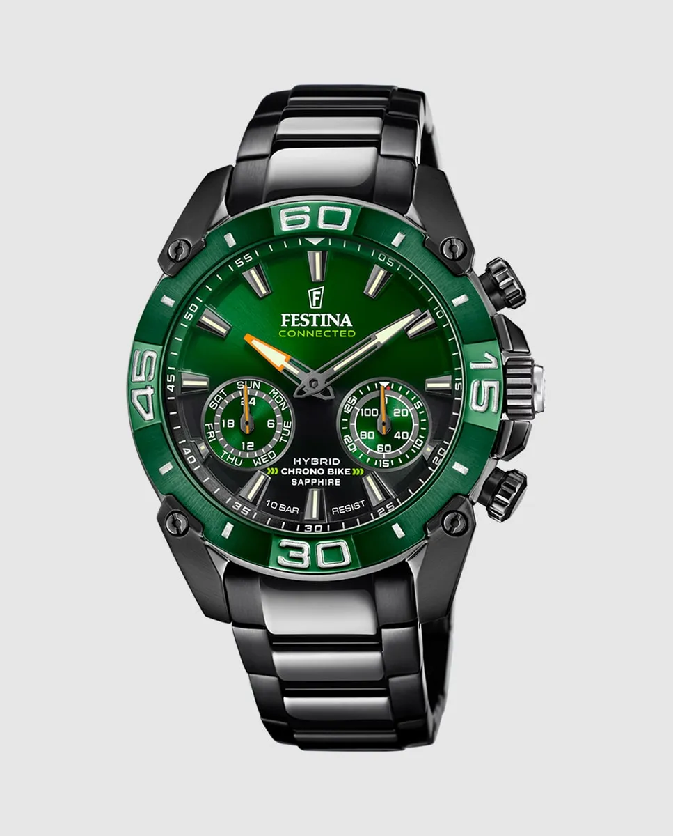 

F20548/2 Мужские часы Connected из черной стали Festina, черный