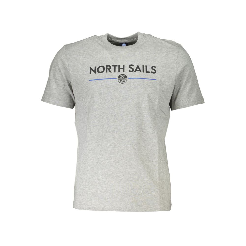 

Серая хлопковая футболка North Sails