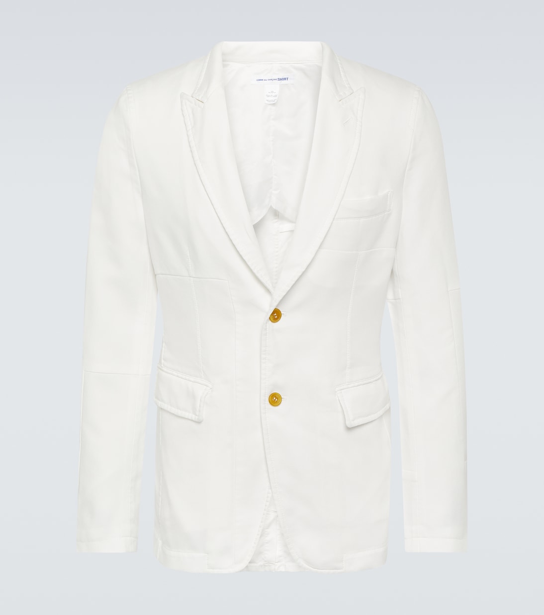 

Твиловый блейзер Comme des Garçons Shirt, белый