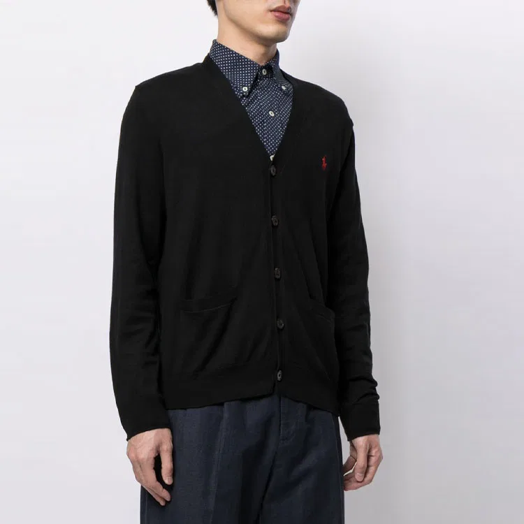 Вязаный свитер FW20 Men's Black Polo Ralph Lauren — фото 3