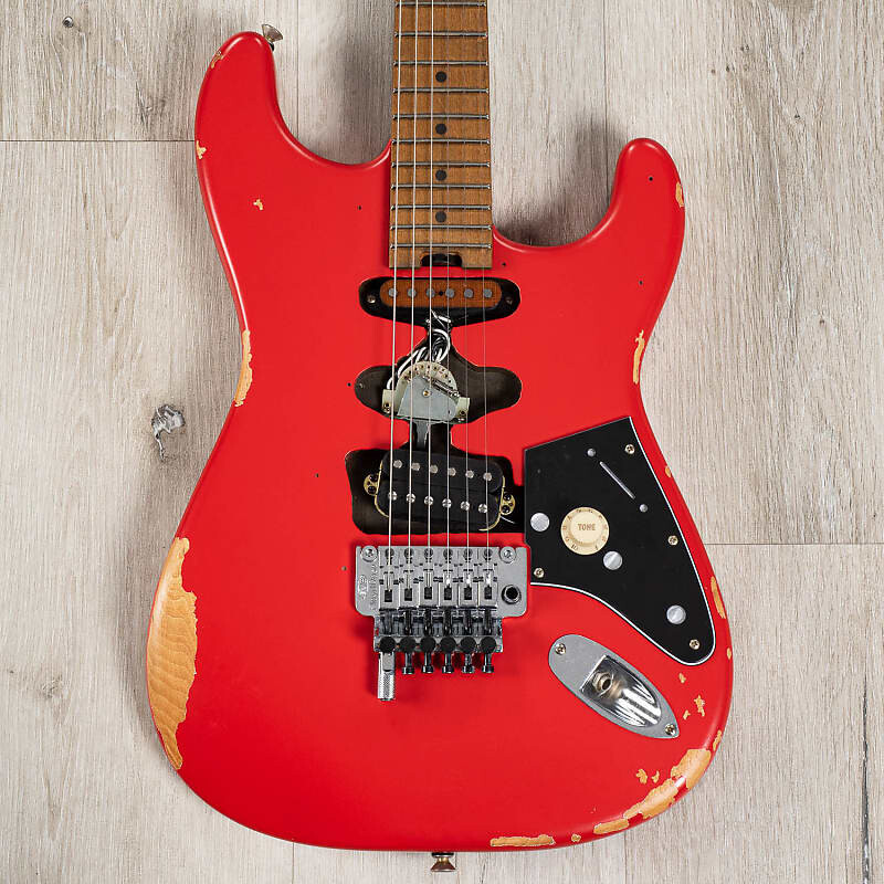 

Электрогитара EVH Frankie Relic Series Guitar, Maple Fretboard, Relic Red