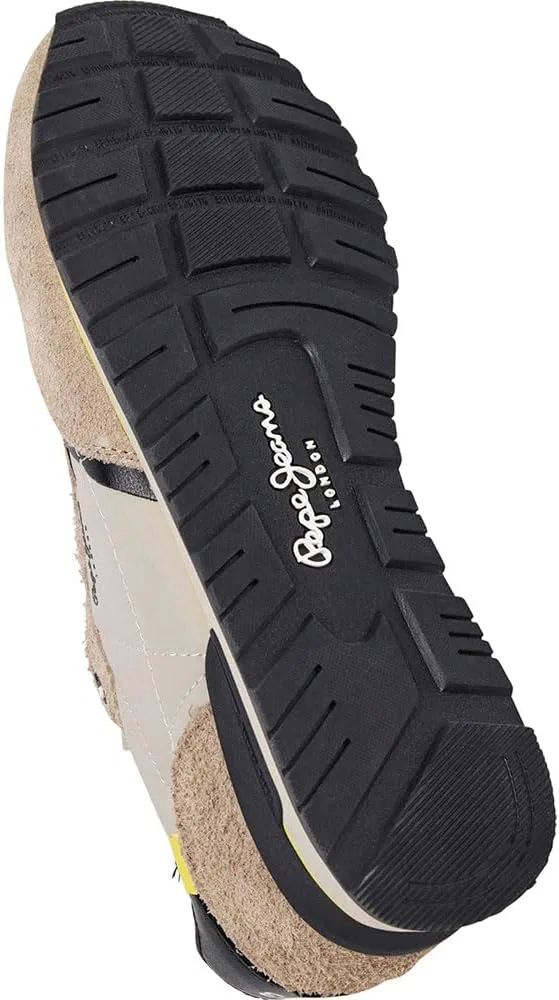 Кроссовки PEPE Herren Brit Fly M Sneak PEPE JEANS, Brown Dark Stone Beige — фото 2