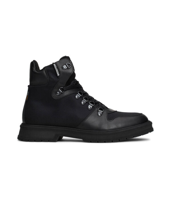 

Ботинки кожаные треккинговые Tommy Hilfiger Cordura, черный