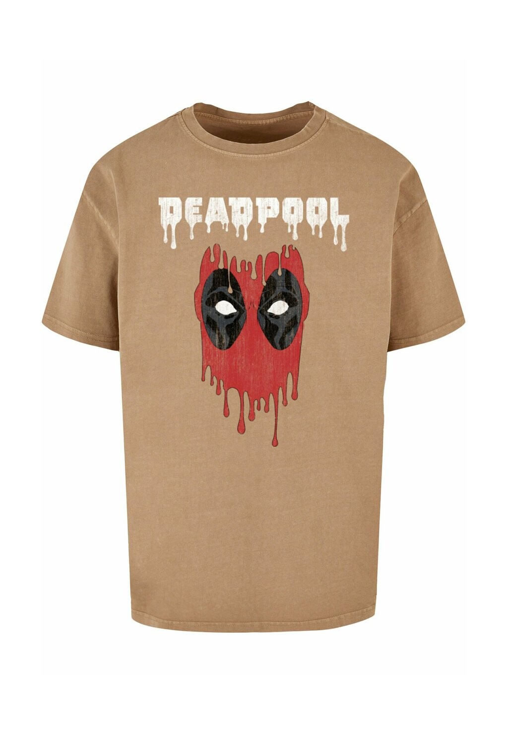 

Футболка с принтом DEADPOOL DRIPPING HEAD ABSOLUTE CULT, бежевый