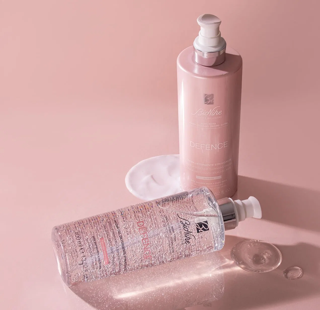 Гель для умывания Bionike — Очищающий гель для снятия макияжа «Defence Cleaning Water Gel» от, 400 мл — фото 3