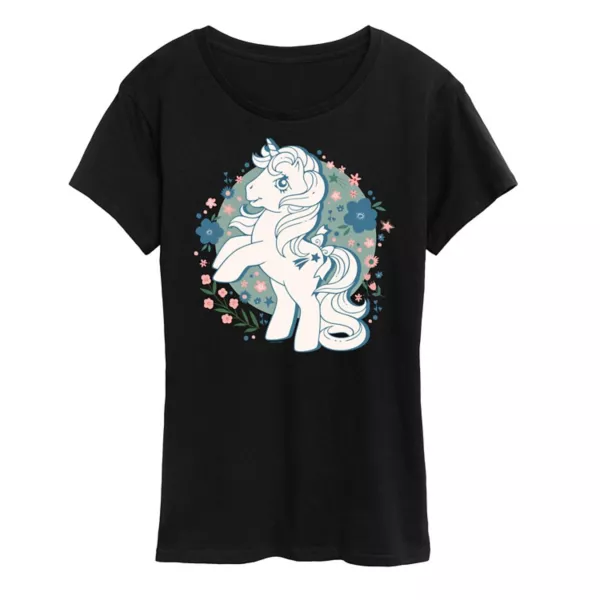 

Футболка с цветочным принтом Plus My Little Pony, черный