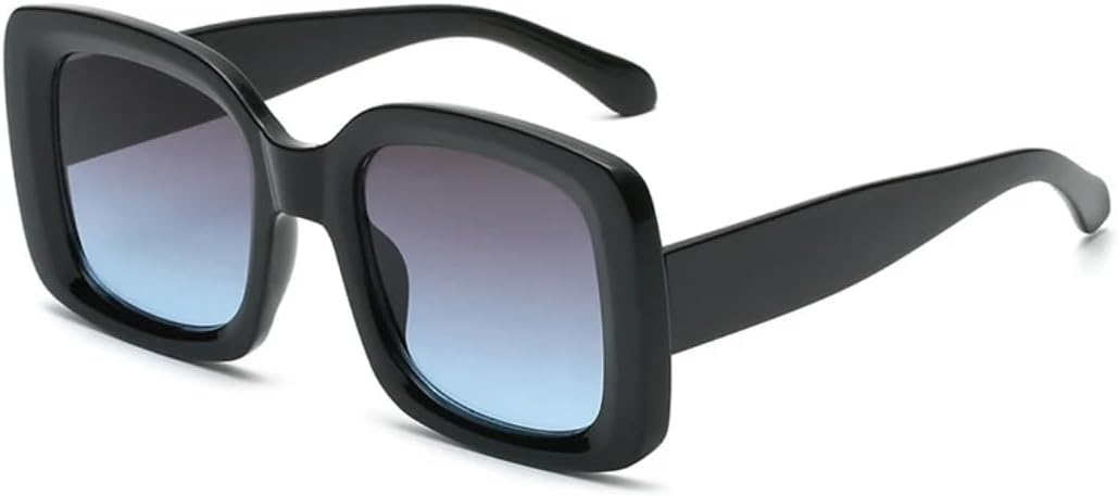 

Солнцезащитные очки Punk Square в большой оправе для женщин, роскошные мужские солнцезащитные очки для вождения, отдыха на природе, рыбалки, походов, защита от УФ-излучения UV400 TVTBBVV, Black Gray Blue