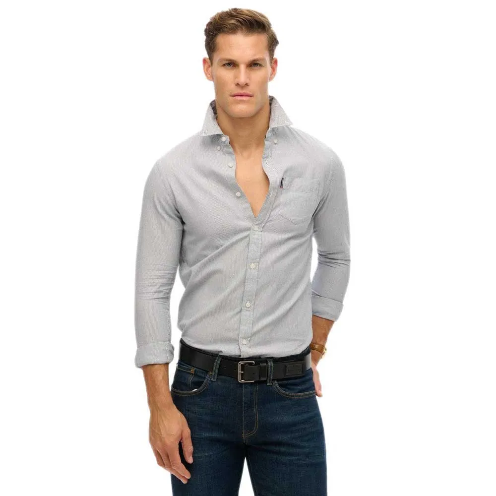 

Рубашка Superdry Essentials Oxford, серый