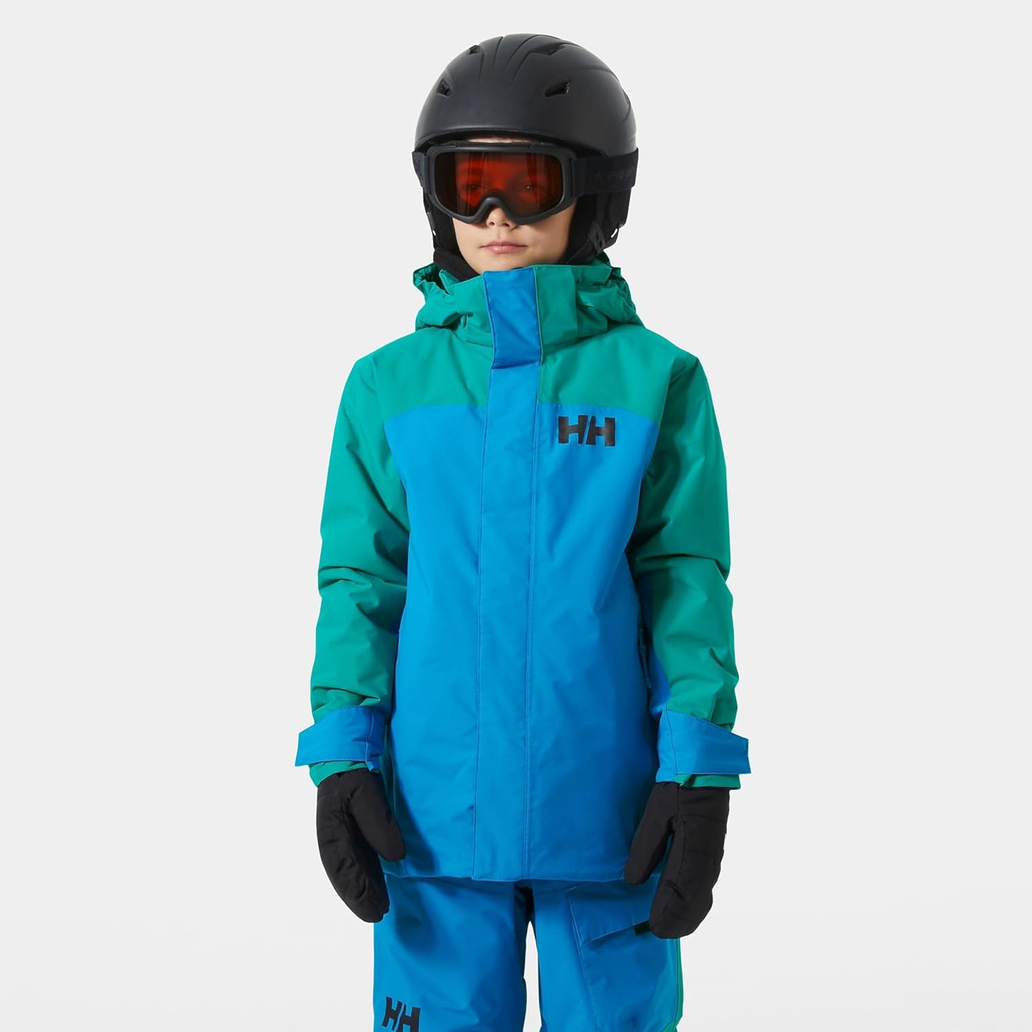 Helly-Hansen Junior Unisex Level Jacket - водонепроницаемая, дышащая лыжная куртка для детей, зимняя спортивная экипировка Helly Hansen, 578 Neptune Blue — фото 3