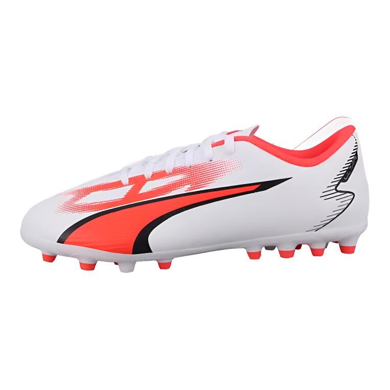 

Футбольные бутсы Ultra Play Kids для детей Puma, темно-красный/белый/черный
