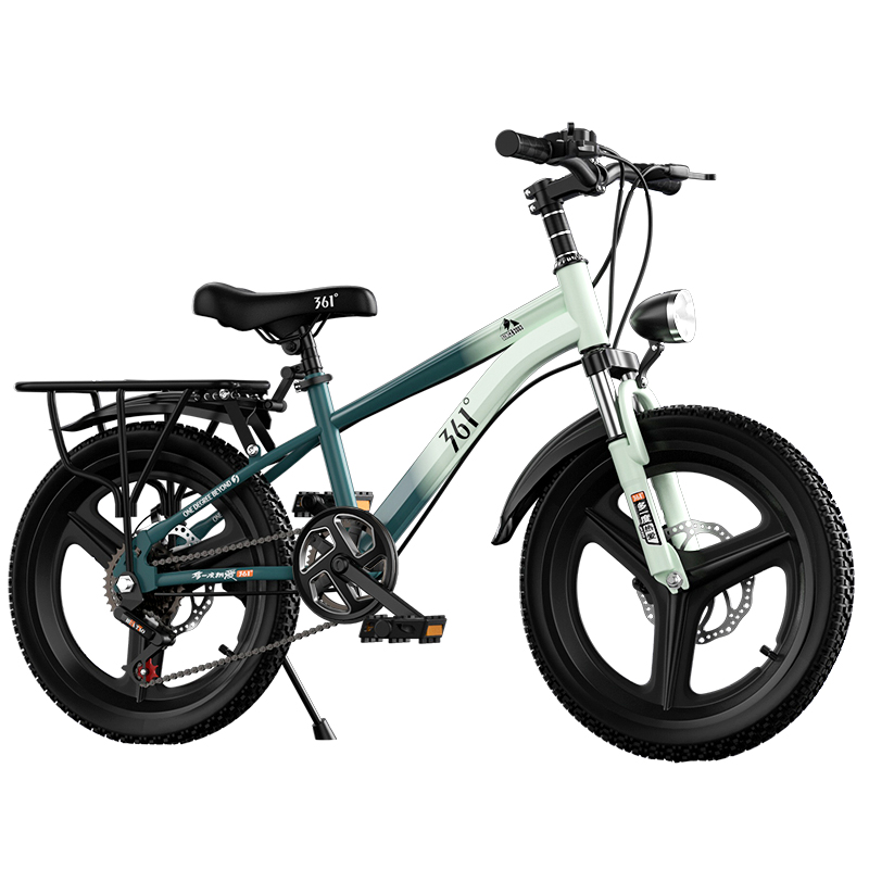 

Велосипед Youth & Student High Carbon Steel с блокировкой амортизационной вилки 361°, зеленый, integrated wheel