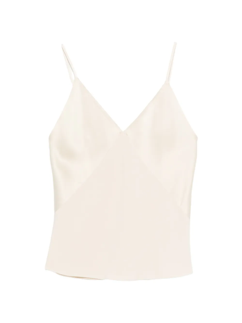 

Топ с V-образным вырезом Forte Forte, бежевый