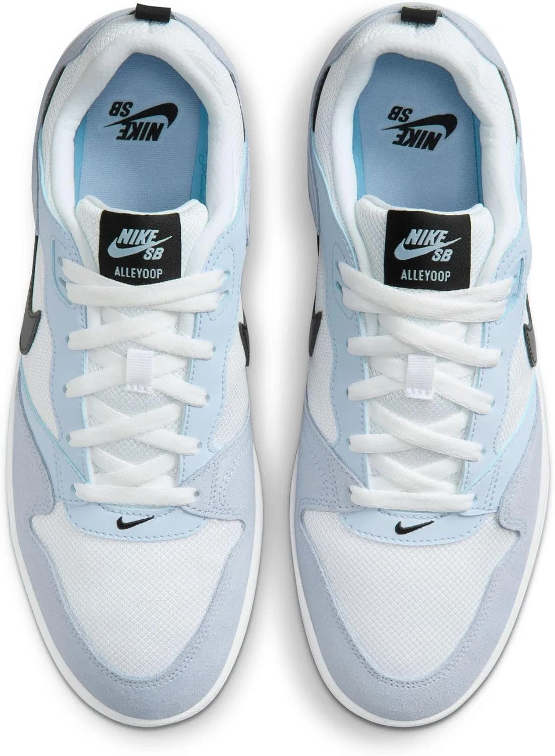Мужские кроссовки NIKE Sb Alleyoop Cj0882, Light Marine Black White Black 500 — фото 3
