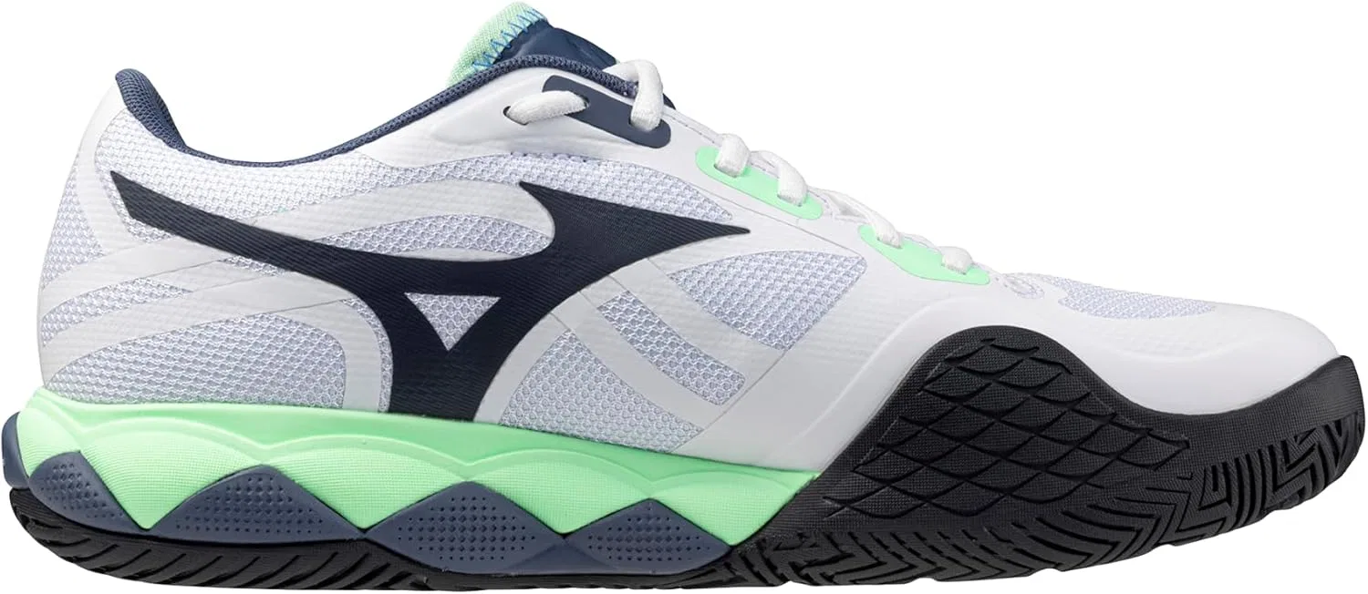 Кроссовки мужские Mizuno Wave Enforce Tour 2 AC, бело-мятные — фото 3