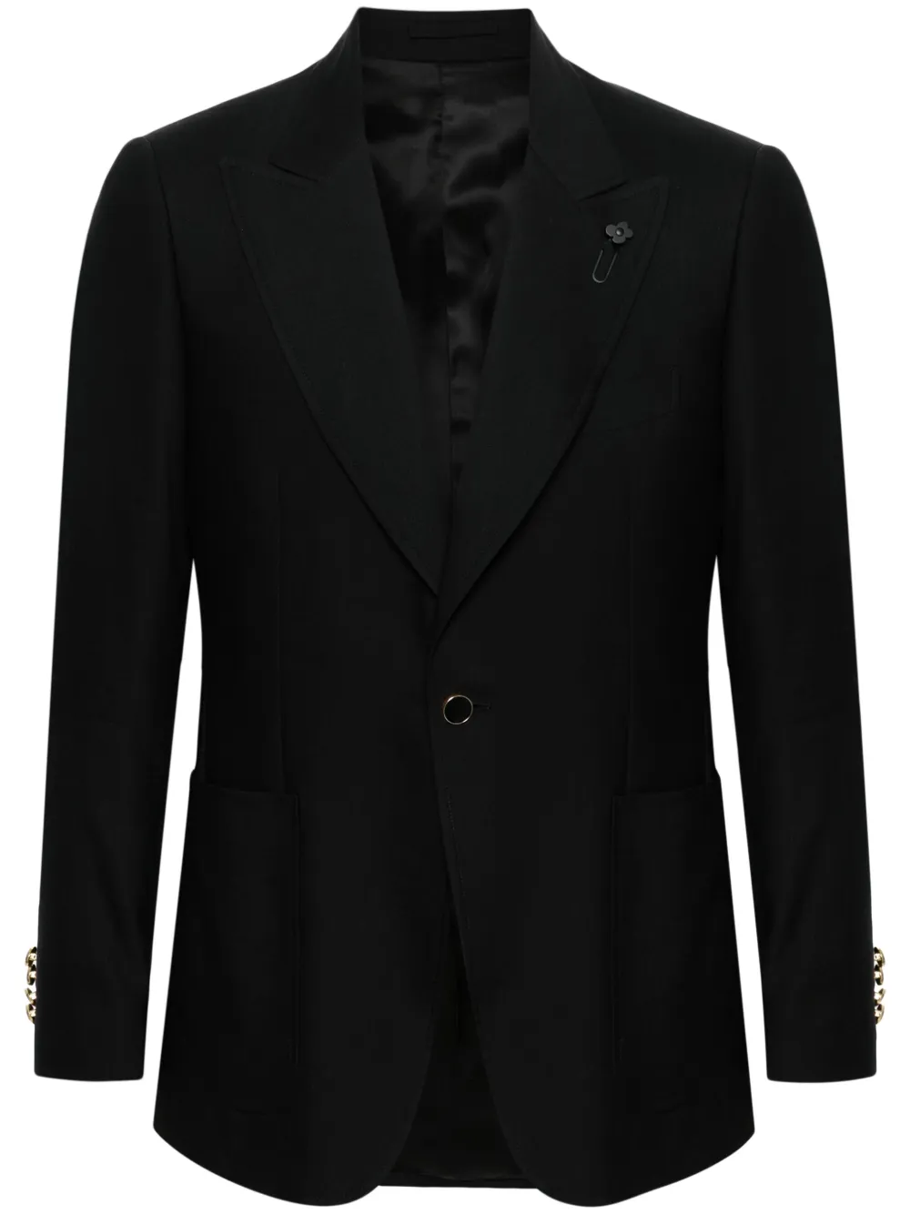 

Однобортный пиджак Attitude Lardini, черный