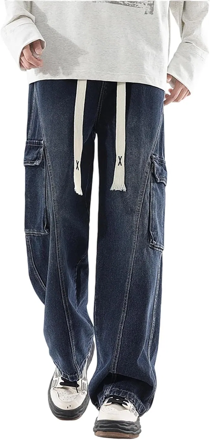 Джинсы свободные Retro Denim Baggy Cargo, 8