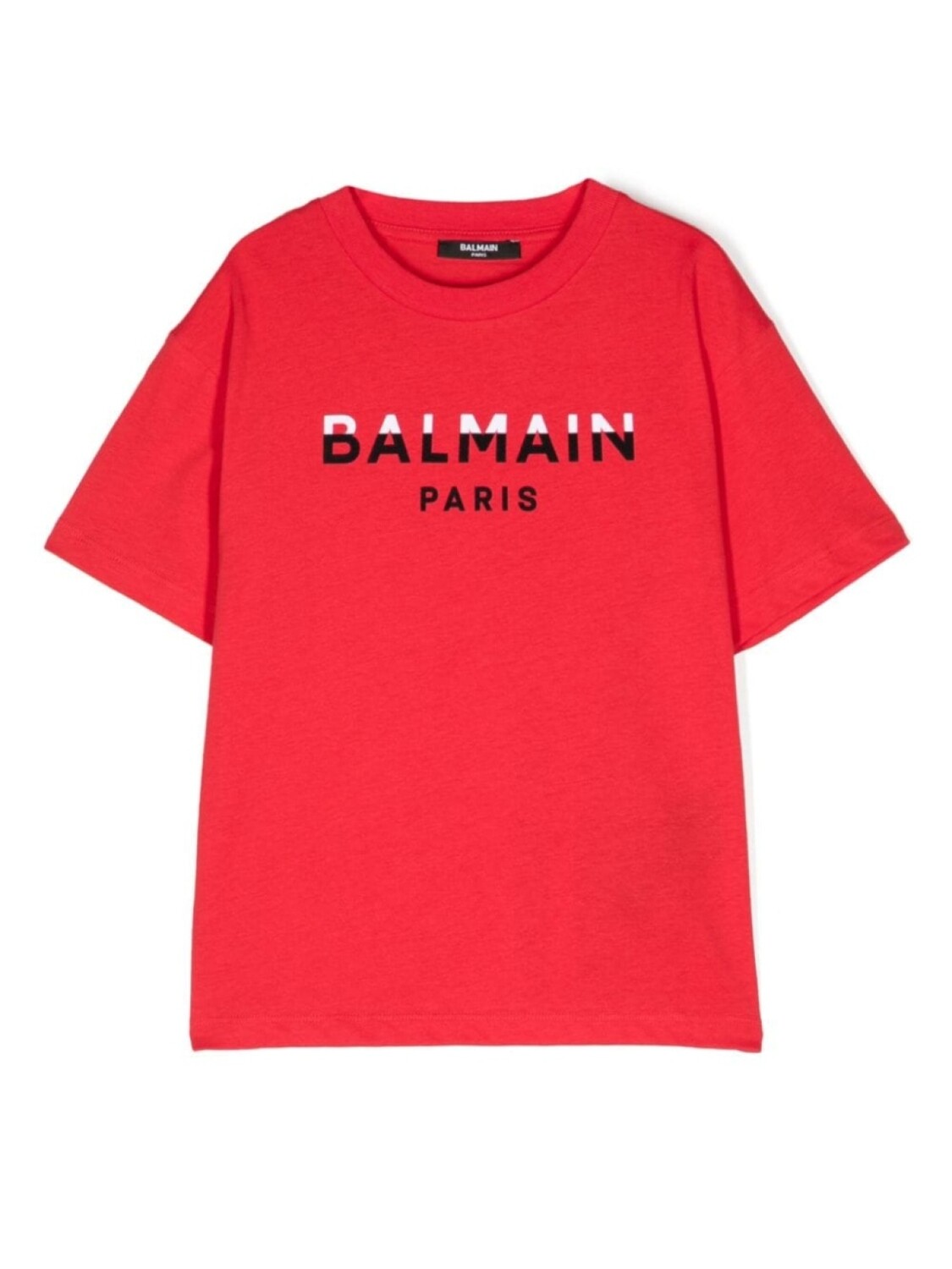 

Balmain Kids футболка с логотипом, красный