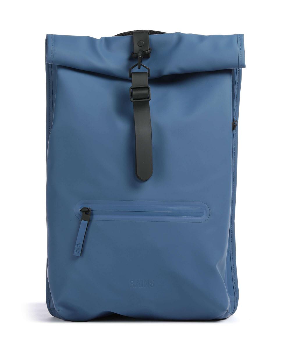 

Рюкзак Rolltop полиуретан полиэстер Rains, синий