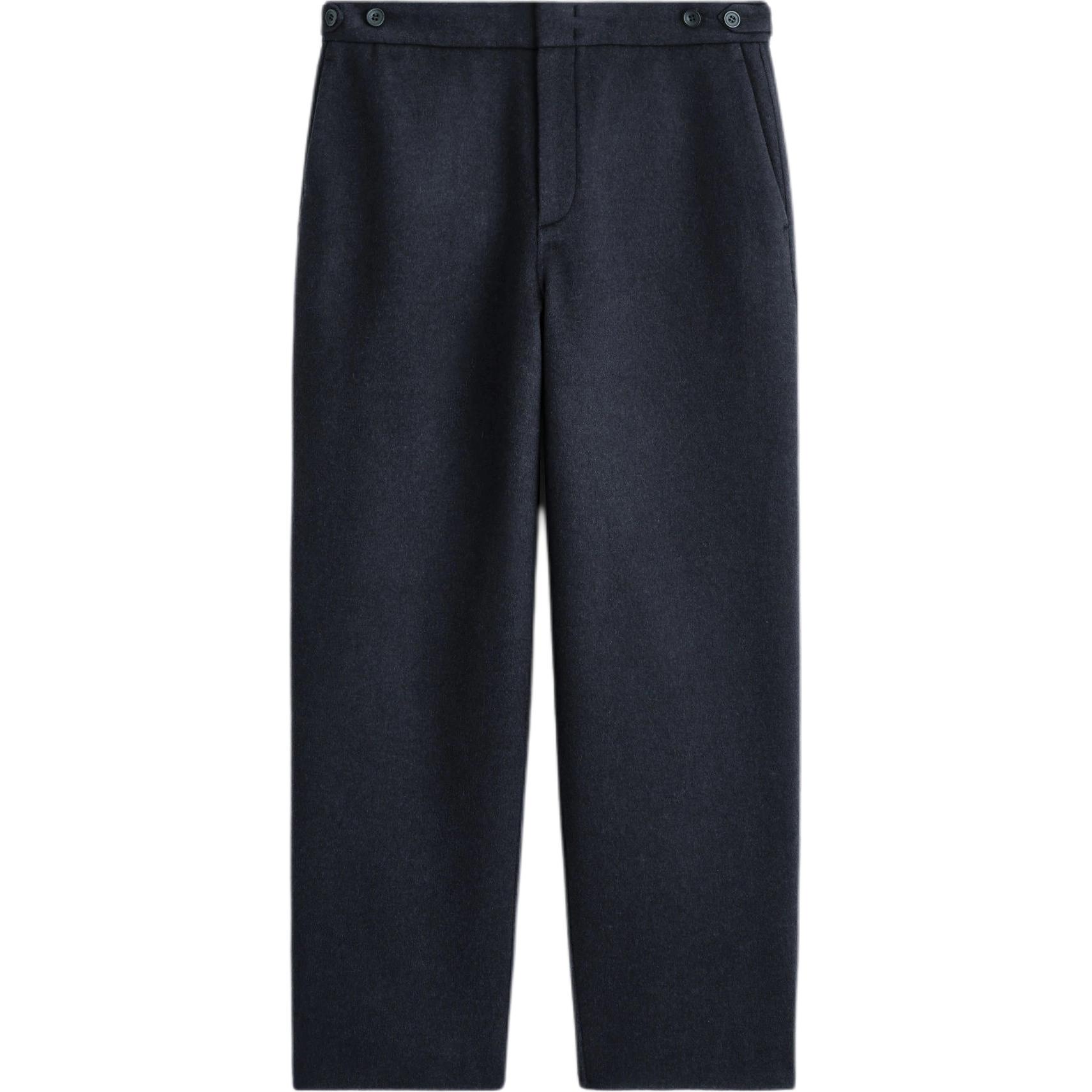 

COS Повседневные брюки мужские темно-синие