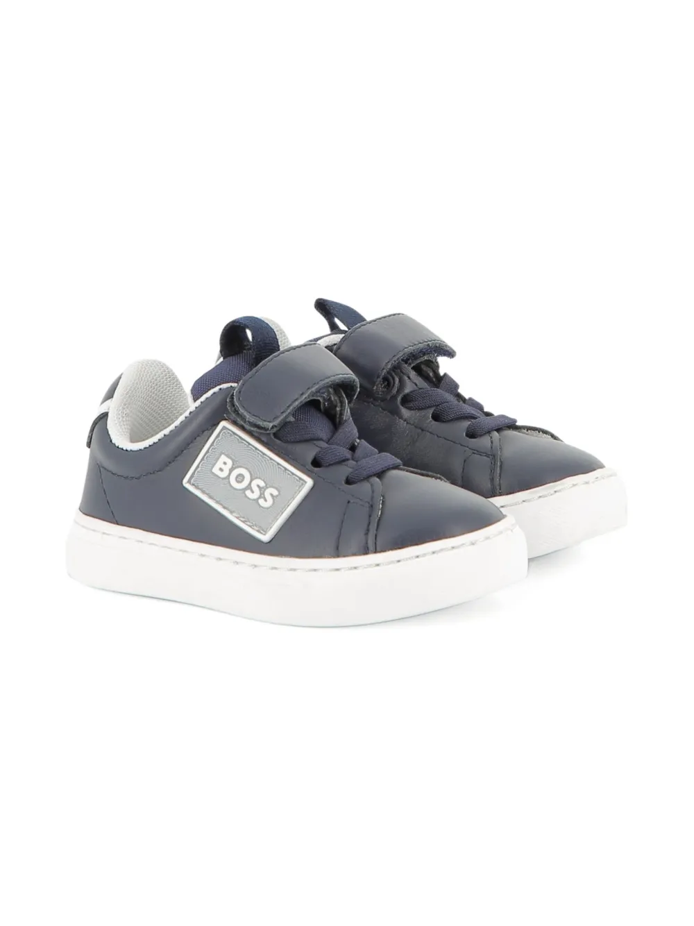 

Кроссовки на липучках BOSS Kidswear, синий
