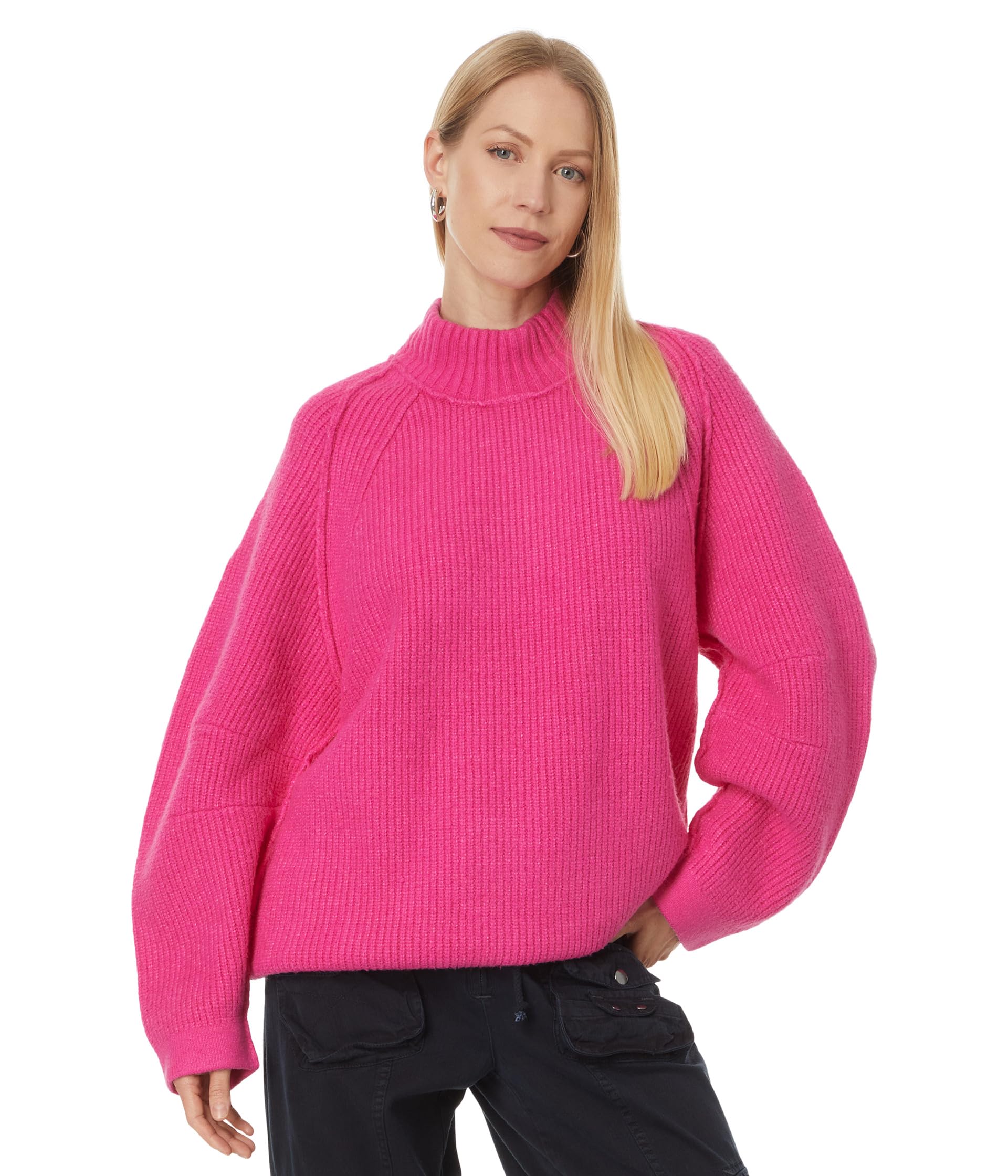 

Свитер Free People Sunbeam Sweater, Hot Pink