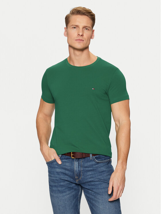 

Футболка узкого кроя Tommy Hilfiger, зеленый