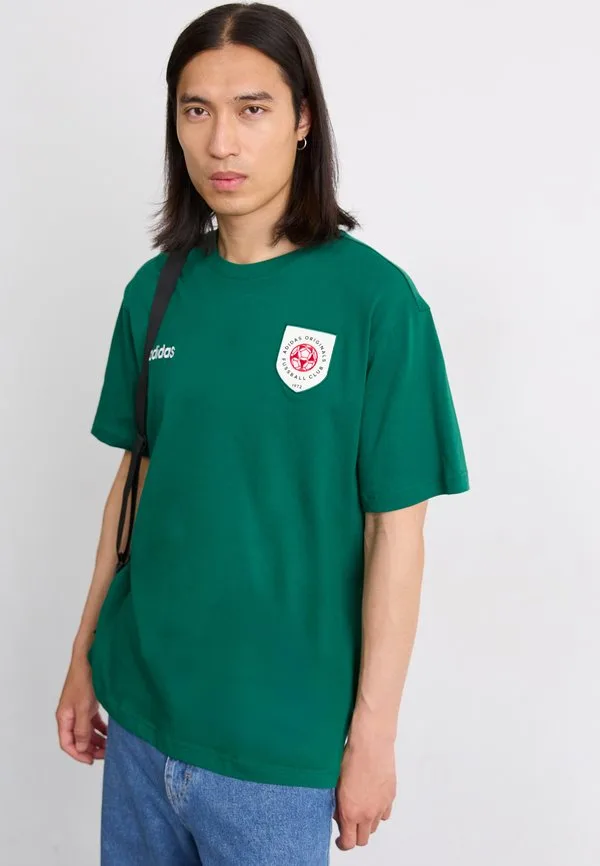 Футболка с графическим принтом Adidas Originals, Collegiate Green — фото 4