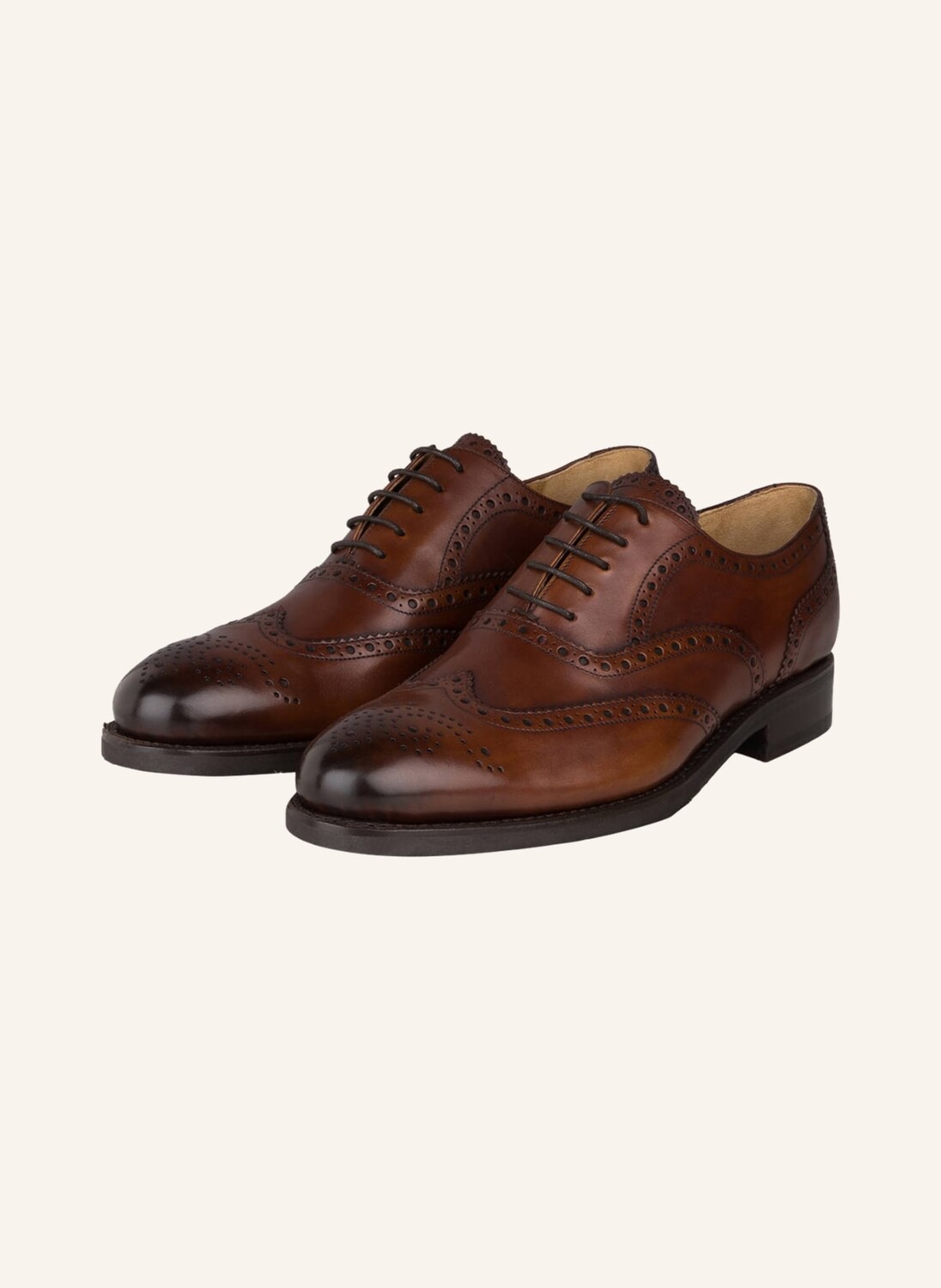 Туфли на шнуровке limoges Cordwainer, коричневый