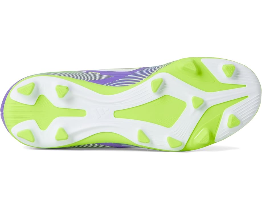 Кроссовки adidas Kids F50 Club Firm Ground/Multi Ground Cleats, цвет Purple Rush/White/Lucid Lemon — фото 3