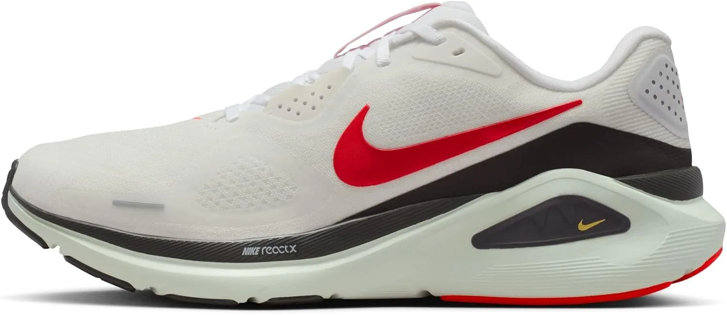 Мужские беговые кроссовки Nike Structure 26, белый/ярко-красный/малиновый