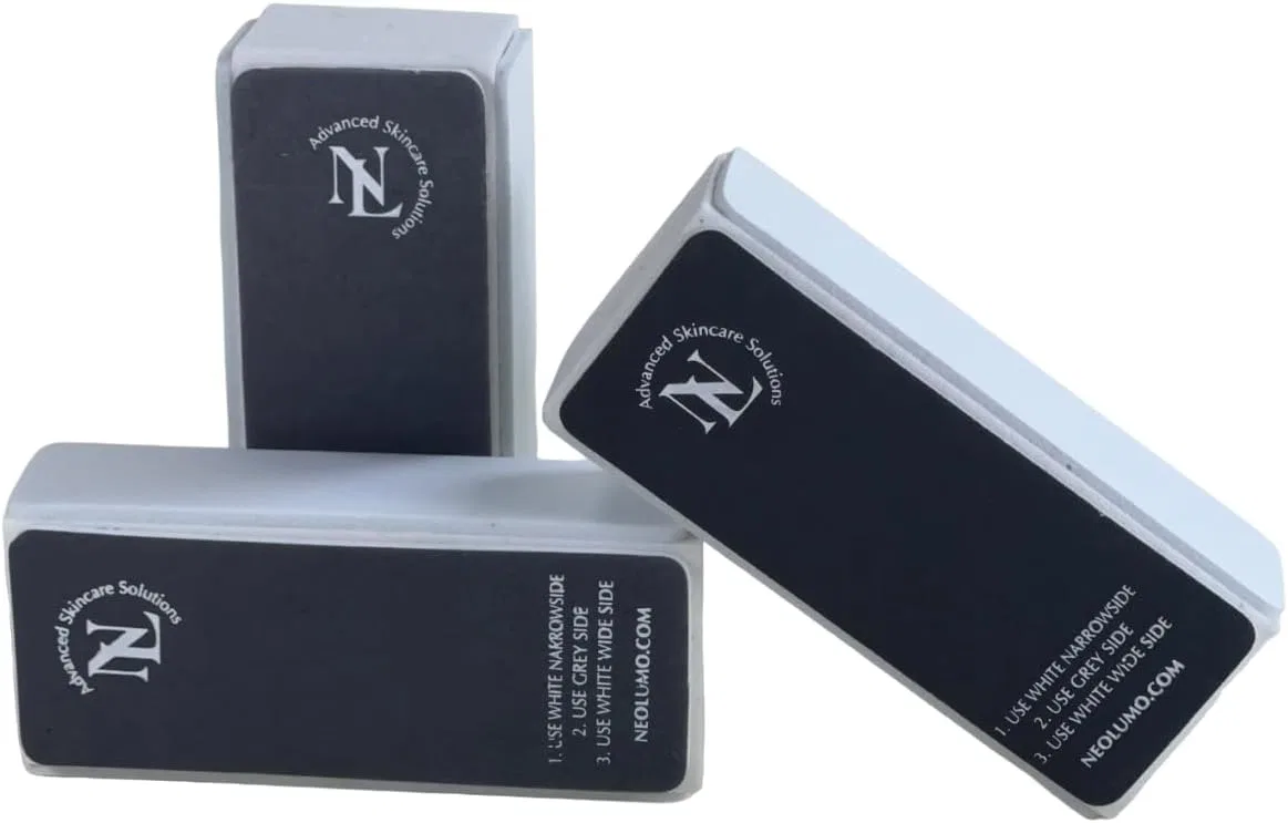 Набор полировщиков для ногтей NeoLumo Premium, 3 шт. Atempause Kaffee