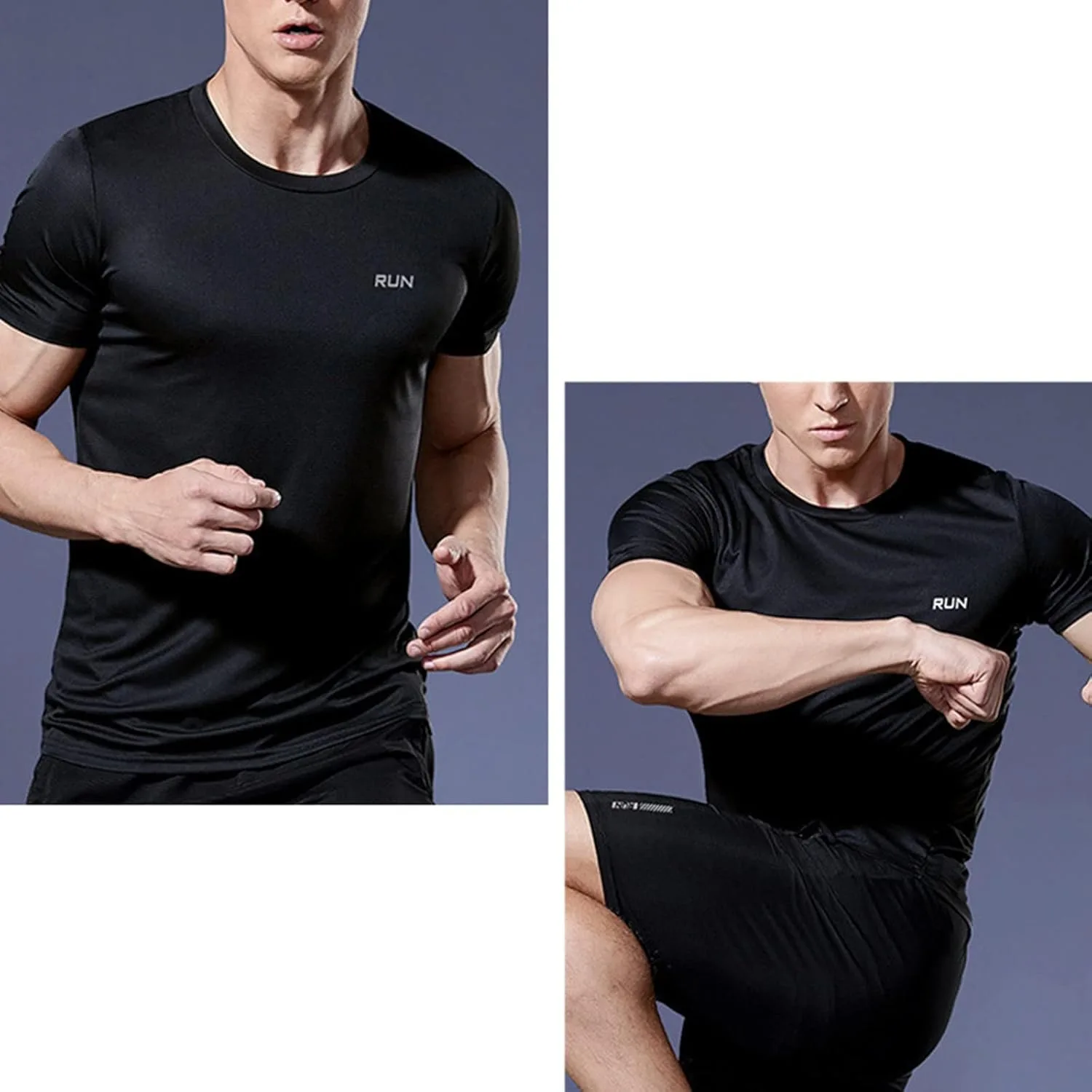 Мужская футболка для тренировок Loose Fit Quick Dry Ice Silk — фото 4