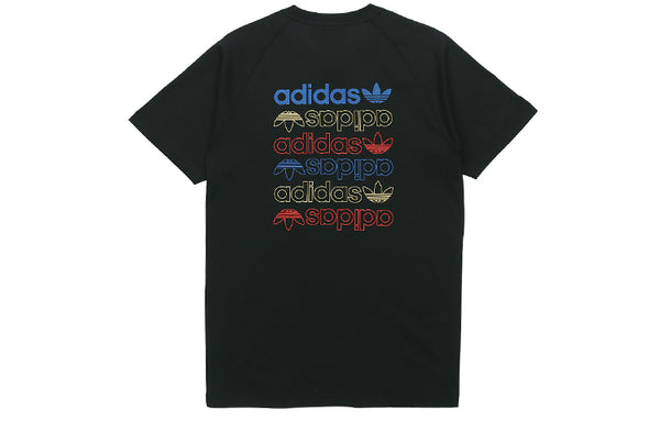 Футболка originals trefoil tee ref/met 'black' Adidas, черный — фото 2