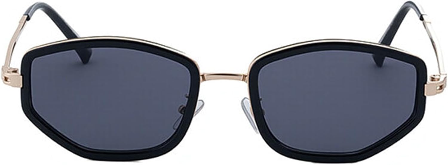 

Солнцезащитные очки Willochra Fashion Cat eye для женщин и мужчин, дизайнерские ретро-очки с металлическим многоугольным оправой, популярные коричневые очки для женщин и мужчин, C2