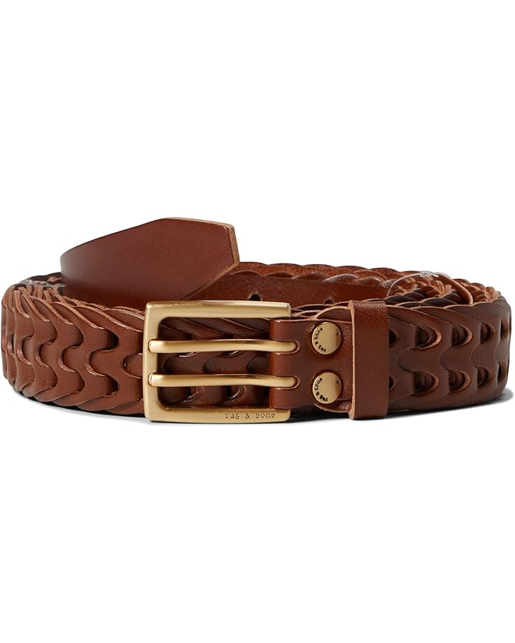 

Ремень rag & bone Mini Woven Belt, цвет Cigar