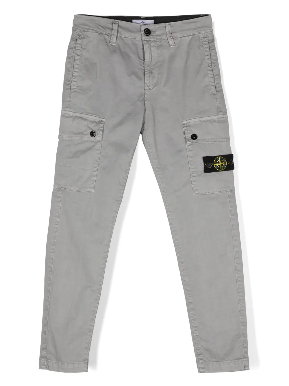 

Брюки карго с нашивкой Compass Stone Island Junior, серый