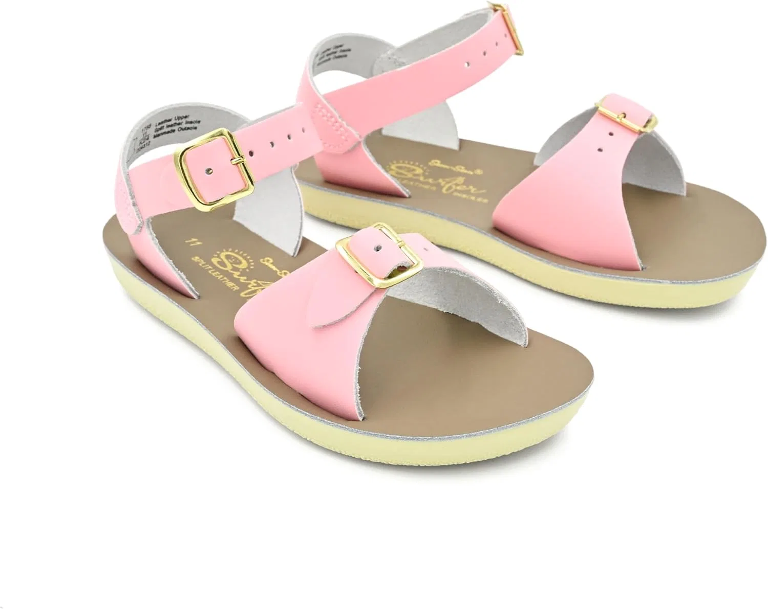 Сандалии кожаные Sun-San, розовый Salt Water Sandals — фото 4