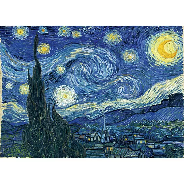 Шедевры искусства - пазл "Звездная ночь" из 1000 деталей Masterpieces Puzzles, multicolor — фото 2