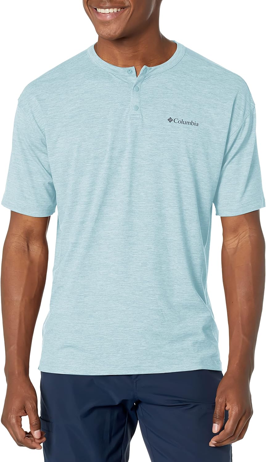 

Columbia мужская футболка с коротким рукавом Coral Ridge Performance для походов, Stone Blue, Синий, Columbia мужская футболка с коротким рукавом Coral Ridge Performance для походов, Stone Blue