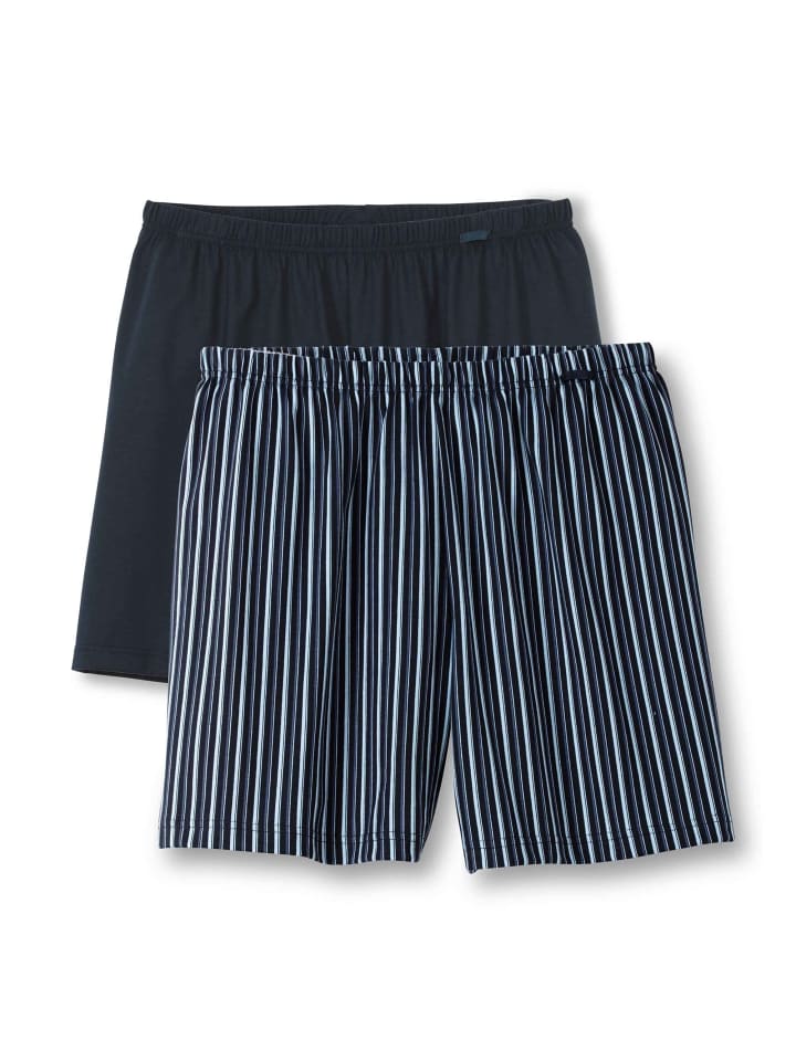 

Calida Комплект из двух боксерских трусов Web, бело-темно-синего цвета