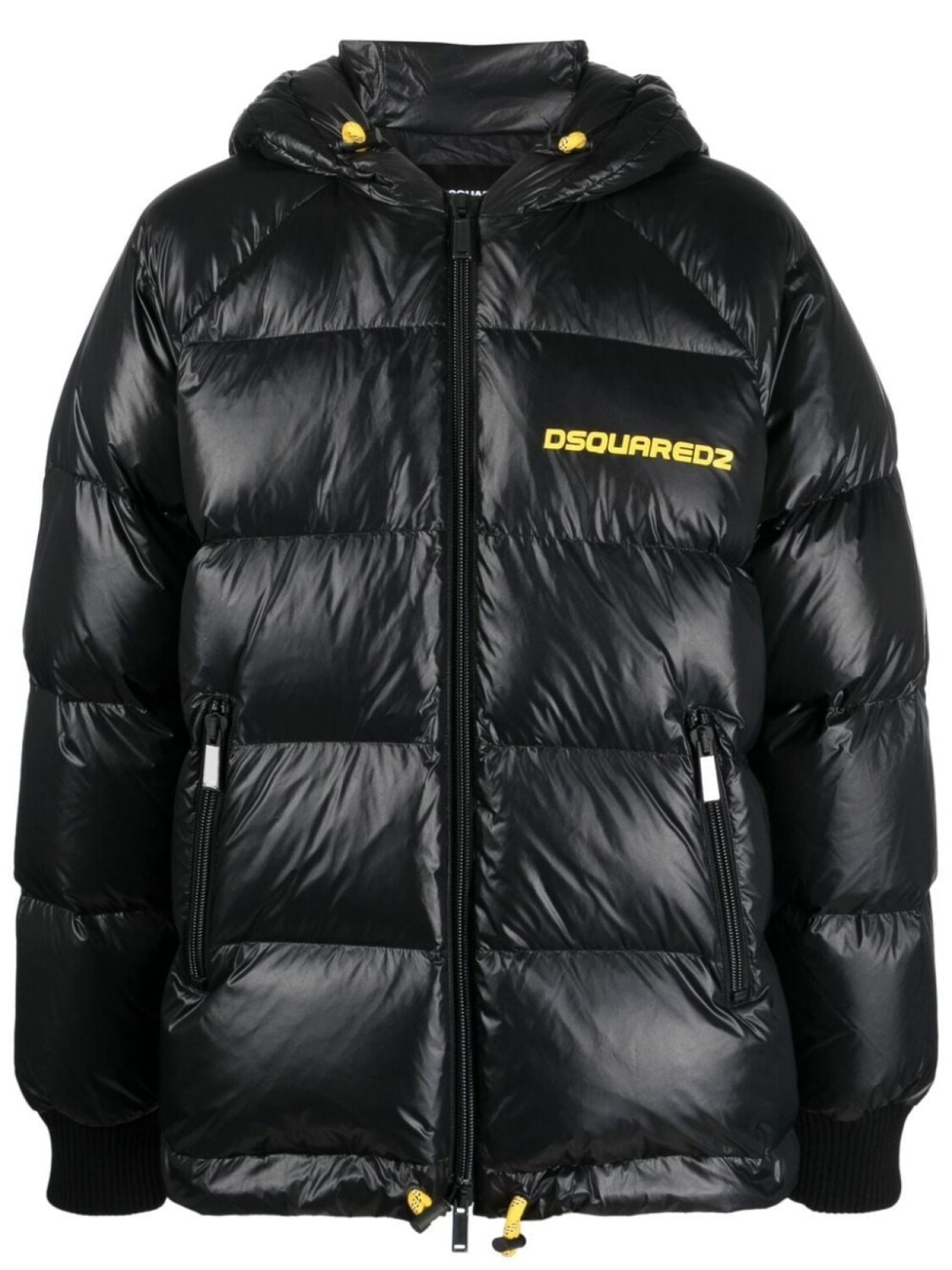 

Dsquared2 пуховик с логотипом, черный