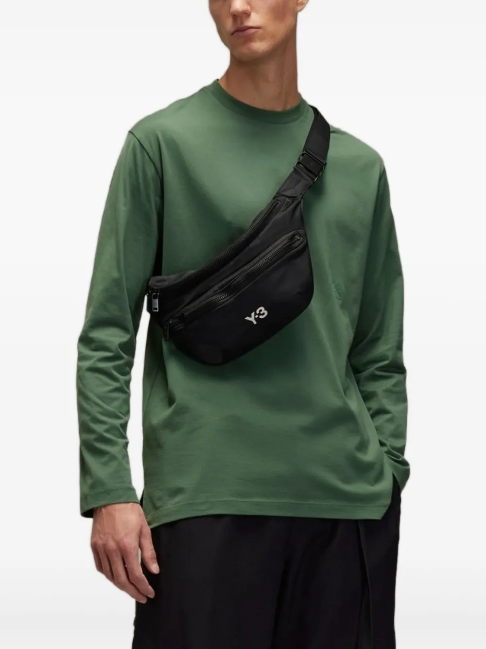 

Футболка с длинными рукавами Y-3, зеленый