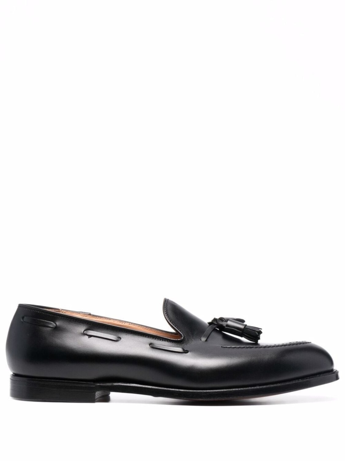 

Crockett & Jones лоферы с кисточками, черный