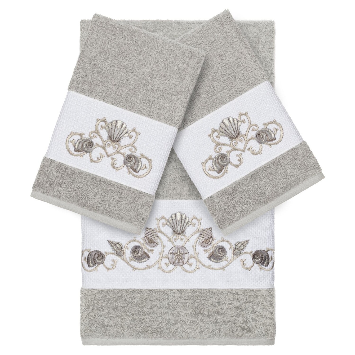 

Комплект полотенец Linum Home Textiles Bella, светло-серый