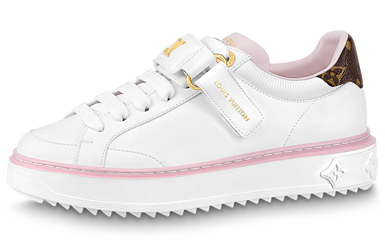 

Кроссовки LOUIS VUITTON Time Out Casual Shoes Women's Low-Top White Pink