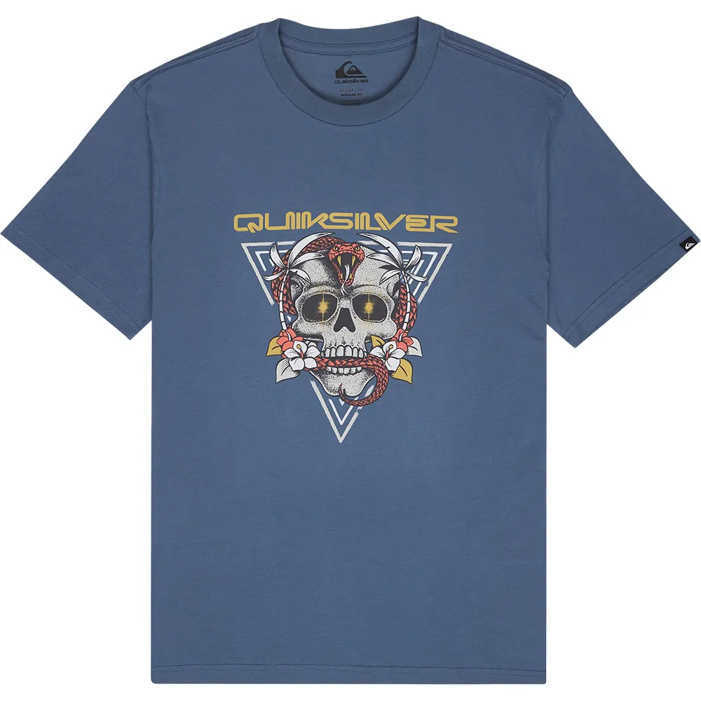 

Футболка с коротким рукавом Quiksilver Core Skull, синий