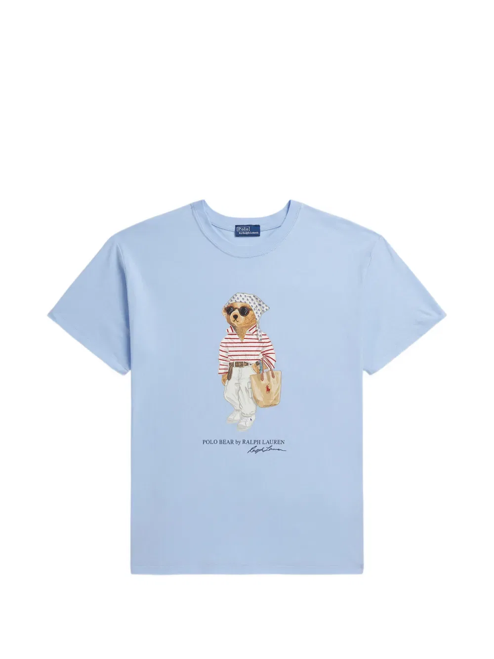 Футболка Polo с изображением медведя Polo Ralph Lauren, синий