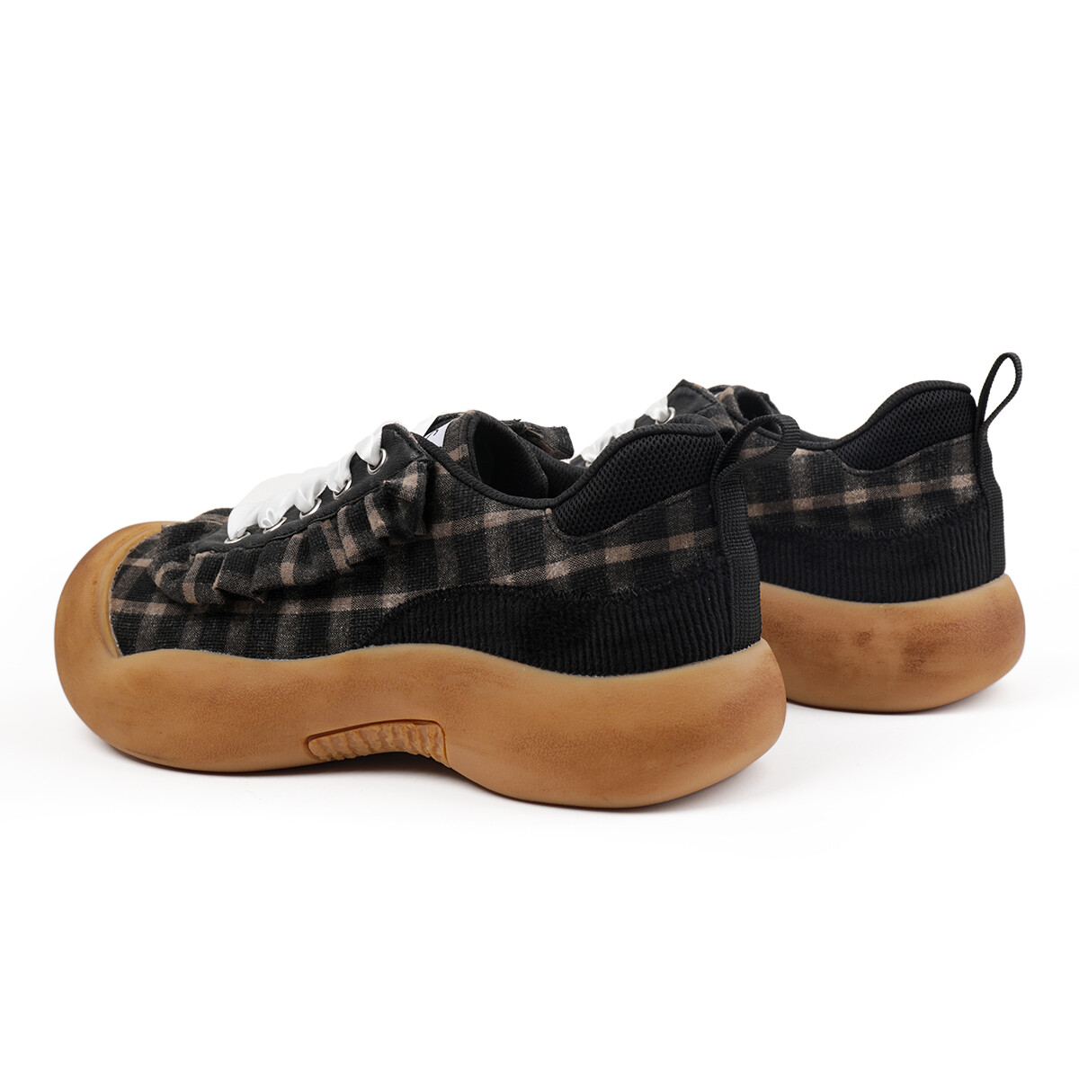 Туфли женские повседневные Women's Casual Shoes Women's Brown/Black Niuwa Studio — фото 4